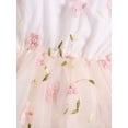 thumbnail image 6 of Bagilaanoe Newborn Baby Girl Rompers Dress Floral Embroidered Long Sleeve Bodysuits + Headband 3M 6M 12M 18M 24M Infant A-line Princess Tulle Dresses, 6 of 9
