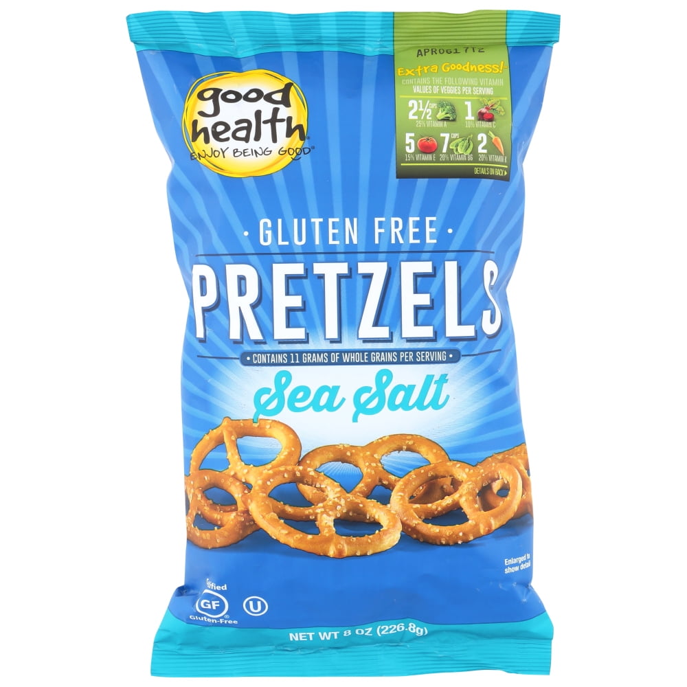 (12 Pack) Good Health Pretzels, Sea Salt, 8 Oz.