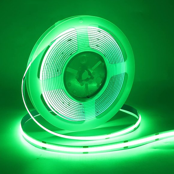 shiyou-COB LED Strip Light, 3m/9.9ft Non-Waterproof Flexible COB LED Rope Lights DC 5V 320 LEDs/m Super Bright Red Bendable Tape Light with USB Black Touch Dimming for Living Room Lighting Decoration