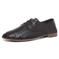 thumbnail image 6 of JUSTINREESS Alexandra Women's Woven Lace Up Soft Shoes In Black Size 5, 6 of 6
