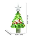 thumbnail image 3 of PRETXORVE Christmas Decorations, Christmas Tree Night Light Night Lights Plug Into Wall Christmas Gifts Cute Night Light for Kids Plug In Nightlight Rotatable for Christmas Decorations Party, 3 of 6