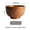 thumbnail image 2 of Norbi International Sour Date wood Round Flair Serving Bowl for Fruits or Salads, Single Bowl, 2 of 5