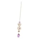 thumbnail image 1 of Cadena de cuentas de cristal colgantes con purpurina para ventana Corazón1, 1 of 8