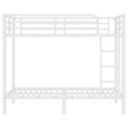 thumbnail image 5 of Jopath Full over Full Bunk Bed for Teens and Adults,Heavy-Duty Metal Bed Frame with Full-Length Guardrails,Space-Saving/Noise Reduced/No Box Spring Needed,Off White, 5 of 11