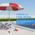 thumbnail image 4 of Base de Parapluie Support Cale Cône avec Trou pour Terrasse Extérieure Table Jardin, 4 of 8