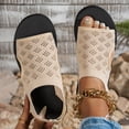 thumbnail image 3 of Rokment Women's Athletic Running Walking Tennis Sandals Lightweight Breathable Mesh Memory Foam Elastic Slip on Gladiator Summer Shoes for Beach Walking Comfortable White Size 8.5, 3 of 6