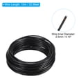 thumbnail image 2 of Uxcell Bonsai Training Wire, Floral Wire Stems Anodized Aluminum Tree Wire for Gardening Branch Fixing Black 2.5mm x32.8 ft, 2 of 6