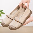 thumbnail image 6 of oqasdz Womens Casual Shoes Breathable Mesh Slip On Walking Shoes Lightweight Comfortable Flat Bottom Sneakers for Trendy Daily Wear Summer Outdoor, 6 of 7