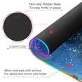 thumbnail image 4 of Beautiful Starry Background Wireless Charging RGB Gaming Mouse Pad Large Keyboard Mat Rubber Base 13 Light Modes, 4 of 6