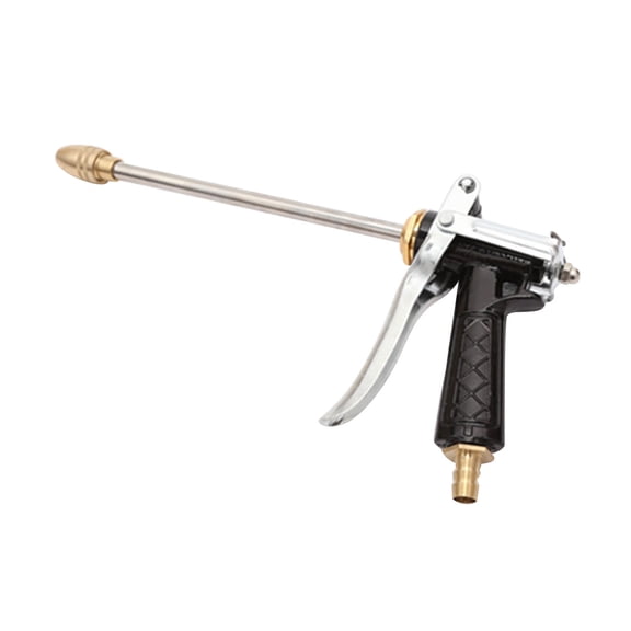 Ruroz High Pressure Water Hose Nozzle Long Spray Nozzle, Garden Hose Nozzle Duty Alloy Sprayer Nozzle High Pressure Spray Gun for Car Washing, Outdoor Gardening, Pets Shower, Patio Cleaning