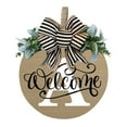 thumbnail image 2 of Rovga 2024 Last Name Year Round Front Door Wreath 26 Last Names Alphabet Door Plate Front Door Decoration Garland Hanging Board For Homes Restaurants Shops A 30*30Cm, 2 of 5