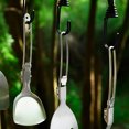 thumbnail image 3 of Portable Folding Spatula Stainless Steel Cookware Utensil For Outdoor Camping Picnic Barbecue, 3 of 3