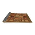 thumbnail image 2 of Ahgly Company Indoor Round Oriental Orange Modern Area Rugs, 8' Round, 2 of 4