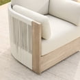 thumbnail image 6 of CHITA Outdoor Wood Patio Furniture Swivel Chair, 6 of 11