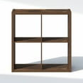 thumbnail image 6 of Furinno CUBIC 4-Cube Closet Organizer Open Shelf Extra Thick Frame Amber Pine, 6 of 6