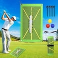 thumbnail image 1 of Golf Training Mat for Swing Detection Batting - Practice Golf Swing Path Mat Indoor Outdoor - Golf Swing Training Detection Mat - Golf Swing Impact Mat - Golf Swing Detection Hitting Mat, 1 of 7