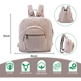 thumbnail image 5 of THE COLLECTION ROYAL Cotton Boho Bohemian Hippie Bag Purse Eco Friendly Mini Backpack, 5 of 7