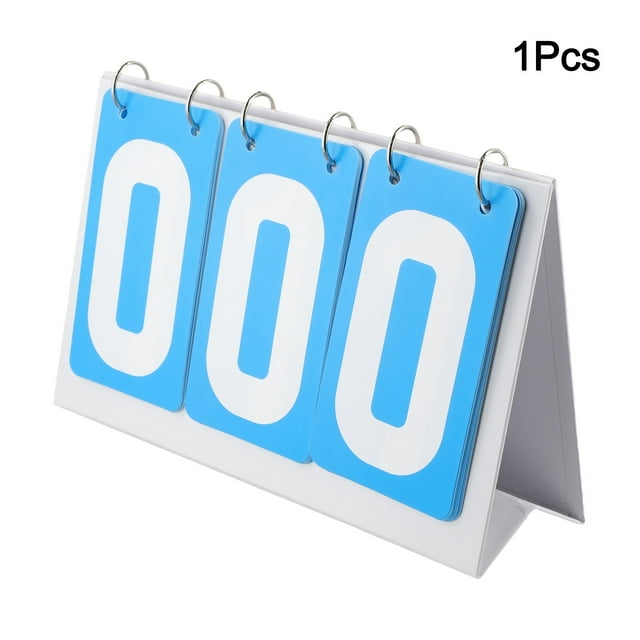 3-Digits Plastic Table Top Scoreboard Flipper Waterproof For Basketball Football