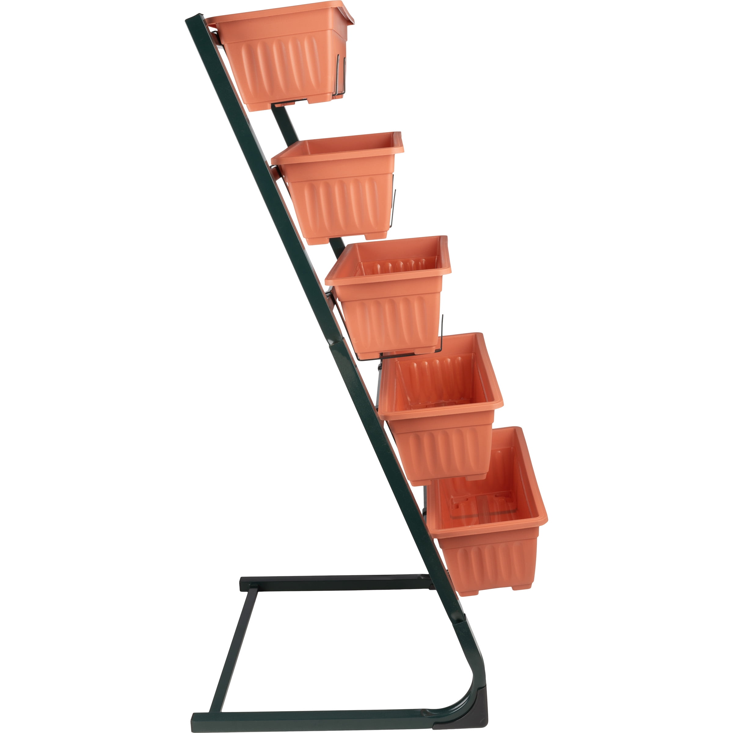 Pure Garden 5 Tier Vertical Planter Raised Garden Beds, Terracotta