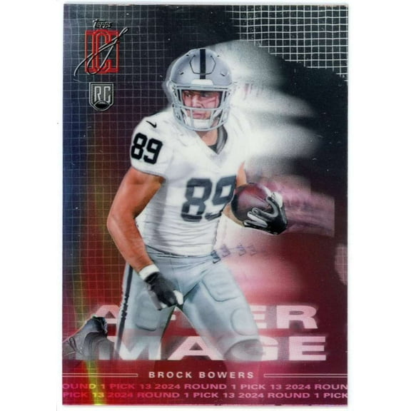 NFL 2024 Topps Signature Class Football After Image Brock Bowers AI-16 (Rookie)