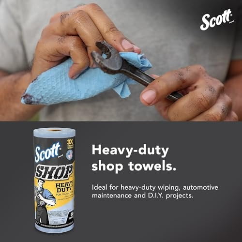 SCOTT SHOP ORIGINAL, Shop Towels Heavy Duty, 32992, Blue - Walmart.com