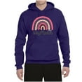 thumbnail image 3 of Waymaker Rainbow Inspirational/Christian Unisex Graphic Hoodie Sweatshirt, Purple, Small, 3 of 5