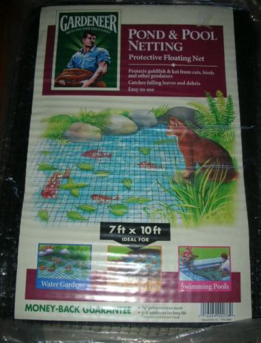 Dalen Gardeneer Fish Koi Pond & Pool Netting Cover Protective Floating Net 7x10 