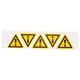 thumbnail image 1 of 5 pegatinas autoadhesivas de advertencia con signo de exclamación de peligro para zonas peligrosas., 1 of 7