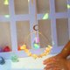 thumbnail image 4 of Decorativa Crystal Sunlight Trapping Windchime Prism Light Catching Pendant (Amarillo) Likrtyny Decoraciones, 4 of 7