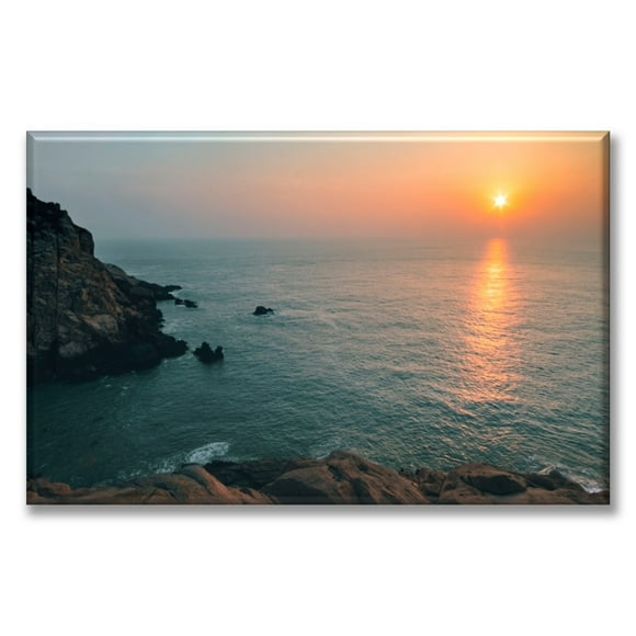 Cuadro Pixtreats Canvas Atardecer En La Bahía 40X60 cm