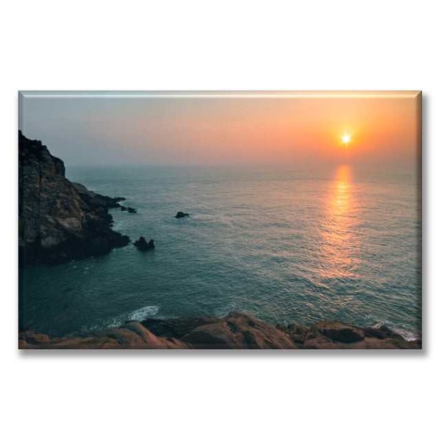 Cuadro Pixtreats Canvas Atardecer En La Bahía 40X60 cm
