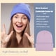thumbnail image 3 of Minnieouse Gorros Beanie Gorros de punto Unisex Skullcap manga hilo multifuncional a prueba de viento accesorios para el cabello para deportes al aire libre Sombreros Púrpura claro Minnieouse AP010147-23, 3 of 5