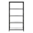 thumbnail image 4 of Evelyn&Zoe Celine 30" Wide Rectangular Bookcase, Blackened Bronze, 4 of 12
