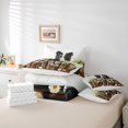 thumbnail image 6 of Manfei Rustic Cartoon Shepherd Twin Bedding Sets 7-Piece for Kid, Farmhouse Flower Botancial Bedding Comforter Set, Southwestern Animal Reversible Sheet Sets, Microfiber Bedroom Decor, 6 of 8