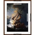 thumbnail image 5 of Art.com Christ in the Storm on the Lake of Galilee, 1633 Giclee Print by Rembrandt van Rijn, Brown Frame Wall Art, 23" x 29", 5 of 5