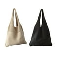 thumbnail image 1 of Bolso de hombro tejido para mujer, 2 uds., bolso de playa tejido para mujer y niña, bolso de mano tipo cubo Salvador Bolsos de hombro para mujer, 1 of 10