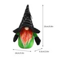 thumbnail image 2 of Hwkond Outdoor Halloween Decorations Spider Happy Little Angel Halloween Purple Witch Rudolph Green Faceless Old Man Web Hat Decoration, 2 of 4