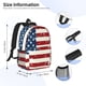 thumbnail image 5 of Disketp Vintage American Flag Mochila Escolar de 15 Pulgadas, Mochila Ligera para Estudiantes, Viajes y Trabajo, Cómoda y Resistente para el Uso Diario, 5 of 6