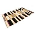 thumbnail image 4 of Multicolored Stripes 5X8 Hand-Tufted Modern Rug, 4 of 11