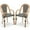 Black, variant on Spaco Hand-Woven PE Wicker Outdoor French Bistro Chairs Set of 2, Seating & Patio Chair for Outdoor as Garden, Yard, Blue