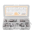 thumbnail image 1 of 33PCS M8x1.25 Threaded Insert Assortment Kit Stainless Steel Thread Reducer Nut Repair Sleeves, 1 of 7