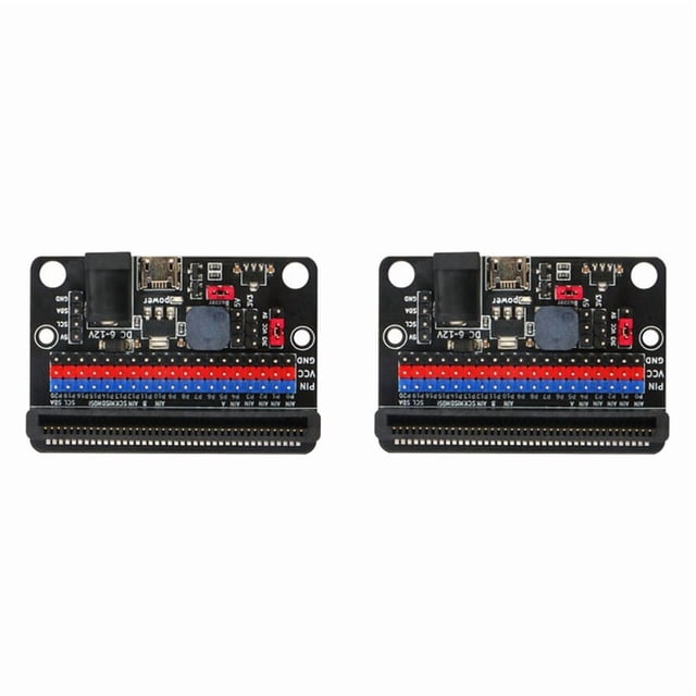 2Pcs Expansion Board for Microbit GPIO Expansion Python IO:Bit 5V with on Board Passive Buzzer
