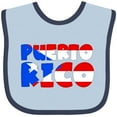 thumbnail image 3 of Inktastic Puerto Rico Flag in Text Boys or Girls Baby Bib, 3 of 4