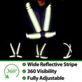 thumbnail image 3 of Rayas de equipo de chaleco reflectante de visibilidad de seguridad al aire libre ajustable múltiple Ndcxsfigh Nuevos Originales, 3 of 7