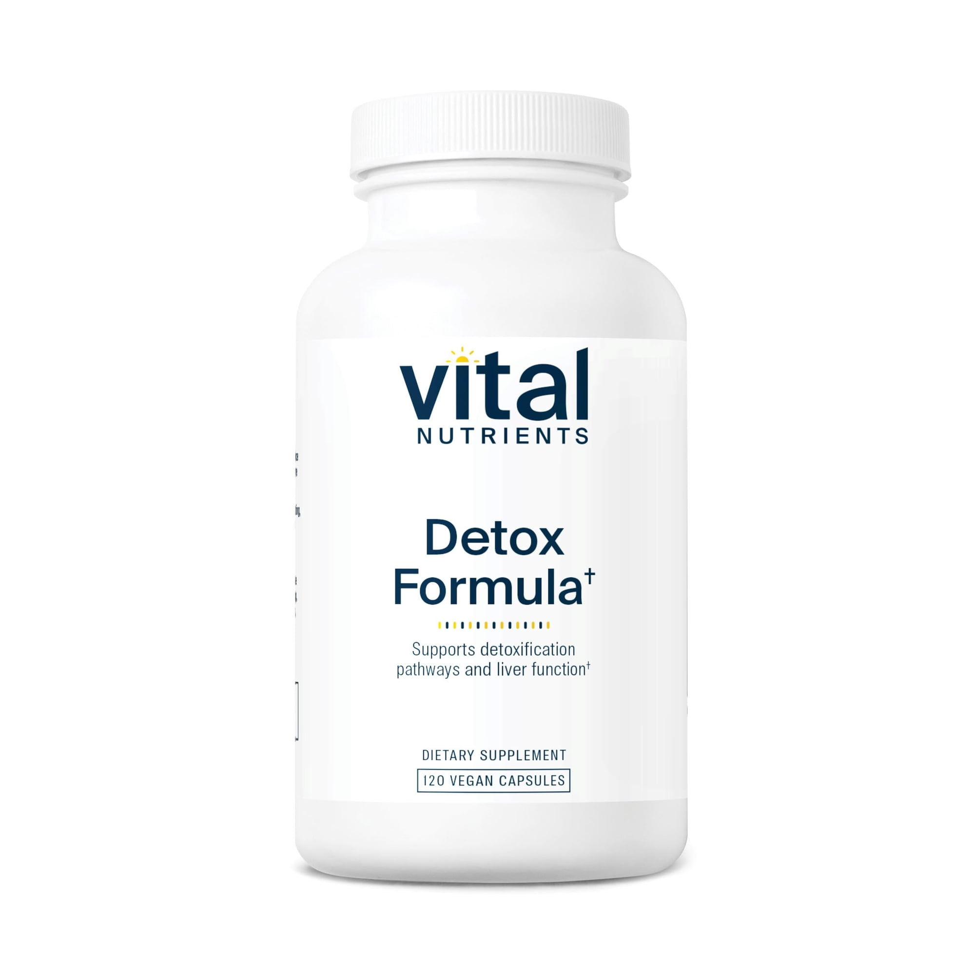 Vital Nutrients Detox Formula | Vegan Liver Detox | Antioxidant Supplement Promotes Liver & Detoxification Support | Gluten, Dairy, Soy Free | Non-GMO | 120 Capsules