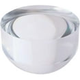 thumbnail image 2 of 6X Crystal Dome Magnifying Glass Acrylic Optical Magnifier, 80MM Desk Reading Loupe Paperweight Half Ball Lens Magnifier for Reading Newspaper Stamps Maps, 2 of 4