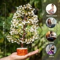 thumbnail image 2 of Livinwise Crystal Tree - Showpiece for Home Decor - Feng Shui Seven Chakra Tree - Home Decorations - 7 Chakra Tree - Marriage Gift Items - Antique Home Decor - 10-12 Inch (Clear Quartz (Golden Wire)), 2 of 5