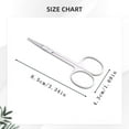 thumbnail image 3 of ​​LYINGF​​ Precision Grooming Scissors for Eyebrows and Mustache - Small Stainless Steel Eyelash, Nose, and Beard Trimming Scissors, Professional Personal Care Tools for Detailed Grooming, 3 of 8