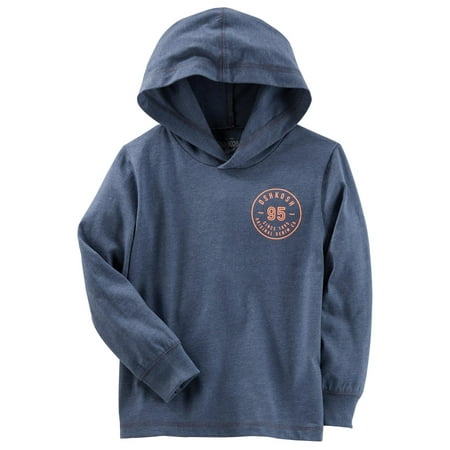 Softball Kids Pullover - OshKosh B'gosh Little Boys' Logo Pullover, Blue, 4-5 Kids