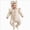 A371-Beige, variant on Baby Bodysuits Unisex Bodysuit Boys Girls Clothes Newborn Baby Girl Ruffle Long Sleeves Corduroy Romper Bodysuit,corduroy romper 6-12 Months